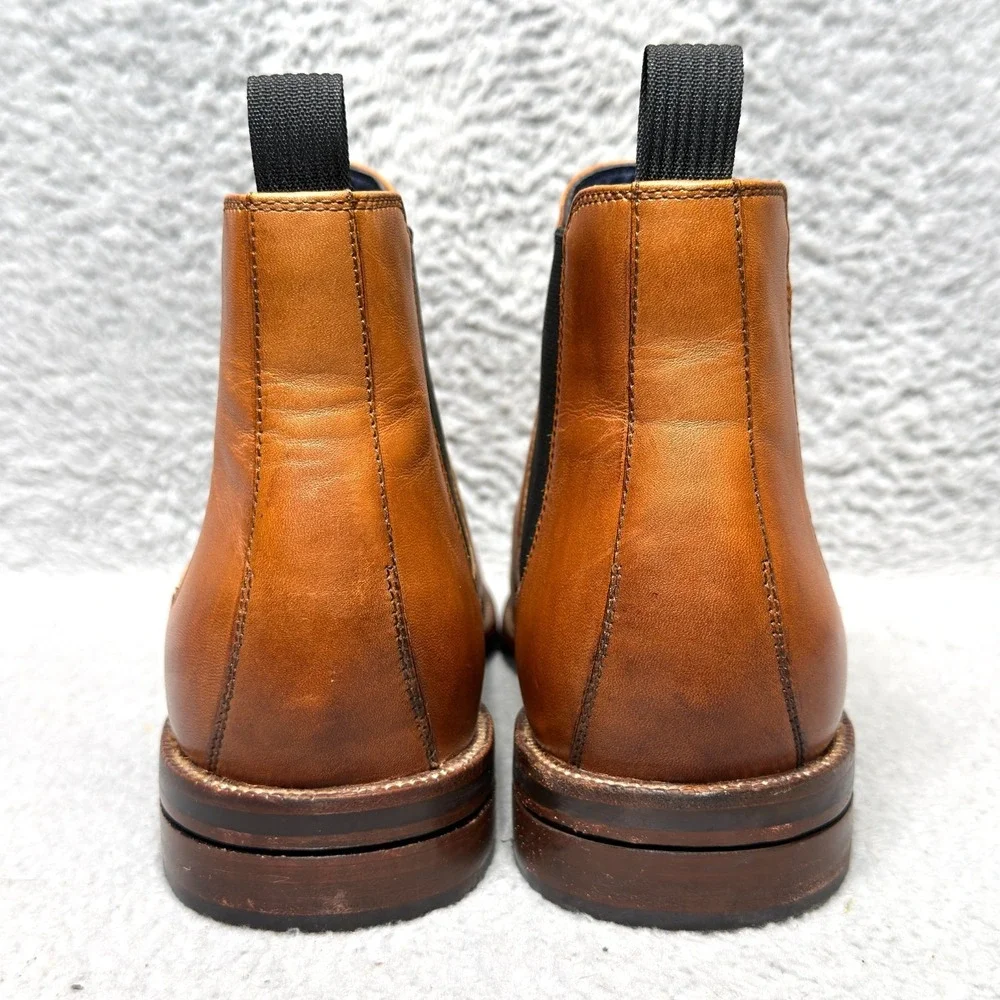 Cole Haan Wagner Grand Mens Size 11 Chelsea Boots Mesquite Leather Waterproof